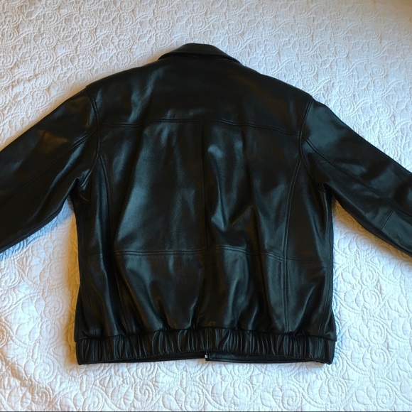 💼HP - Lambs Leather Bomber Jacket💼 - Picture 4 of 7